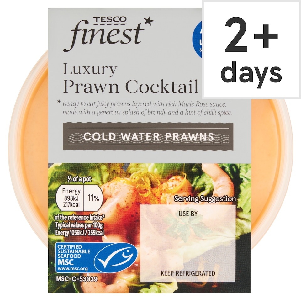 Tesco Finest luxury Prawn Cocktail 170g