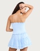image 3 of OH ME OH MY Cotton Rich Shirred Bandeau Top in Blue
