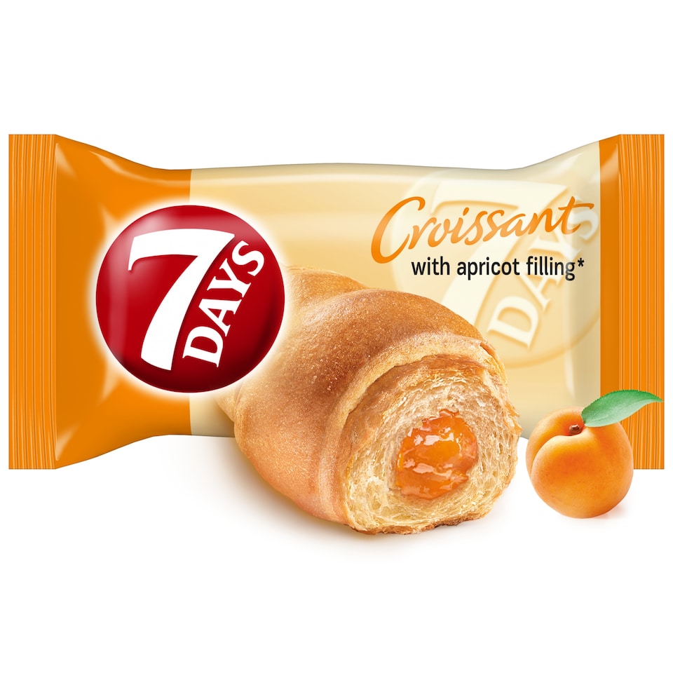 7 Days Croissant s meruňkovou náplní 60g