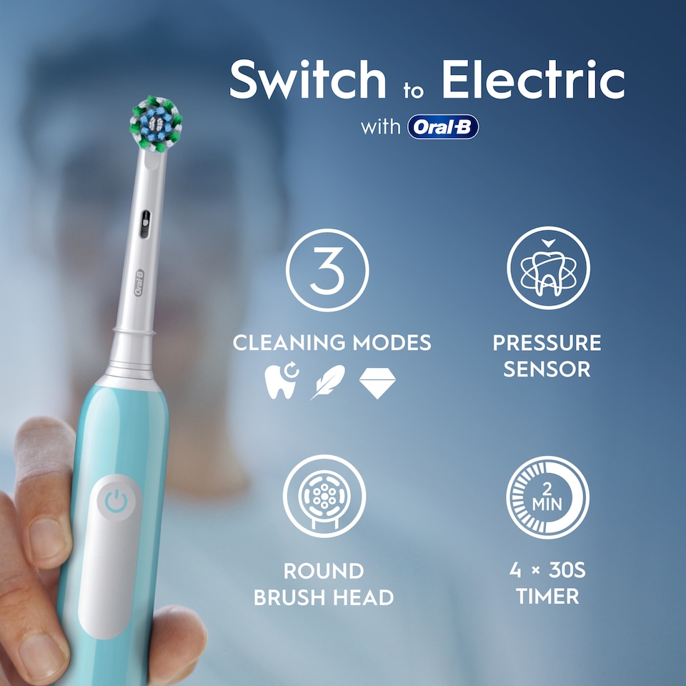 image 1 of Oral-B Pro Series 1 Electric Toothbrush Blue