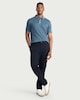 image 2 of F&F Modal Rich Textured Polo Shirt in Blue