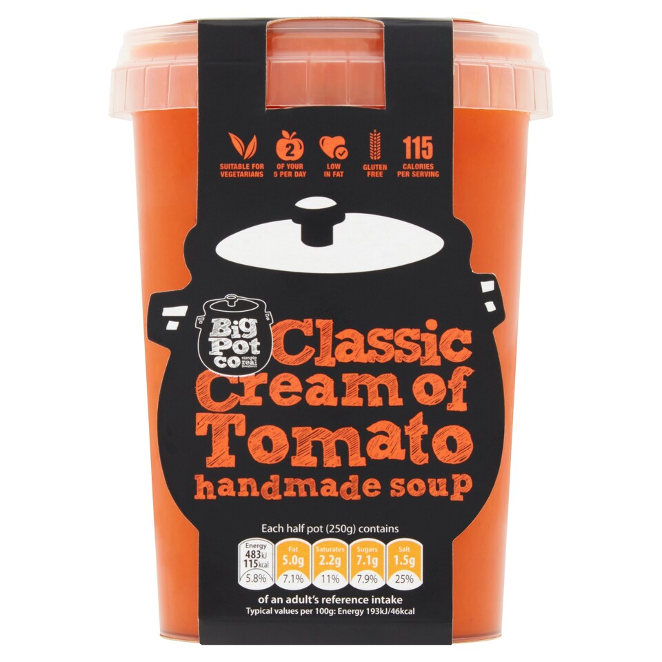 Big Pot Co Cream Of Tomato Soup 500G