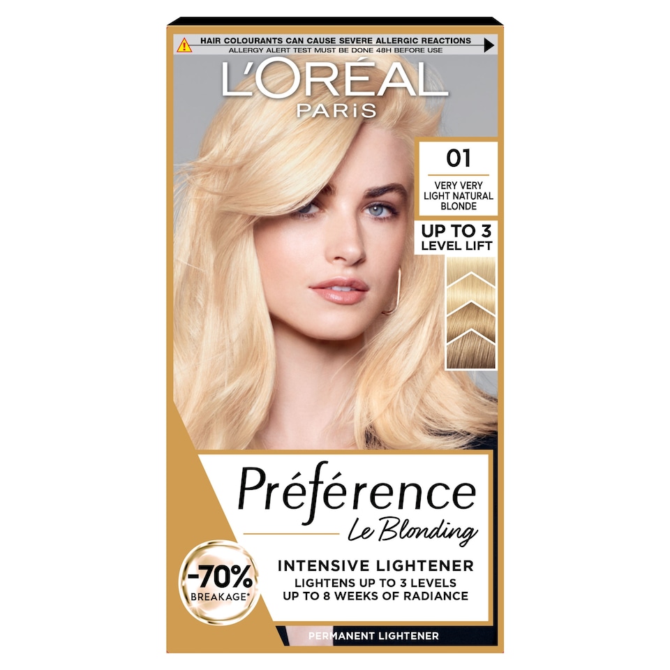 image 1 of L'Oreal Paris Preference Core 01 Prague Permanent Hair Dye