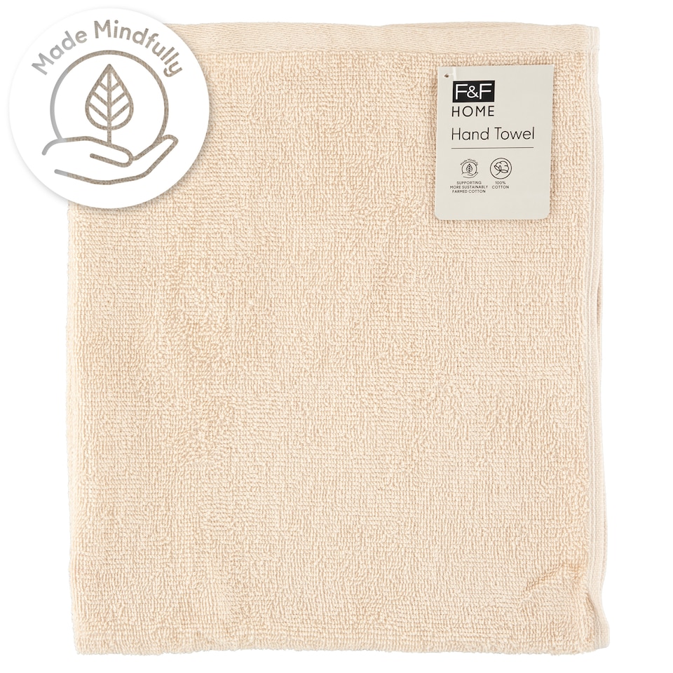 F&F Home Taupe Basic kéztörlő 50 cm x 90 cm