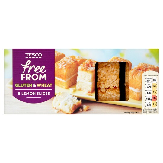 Tesco Free From 5 Lemon Slices 190G Tesco Groceries