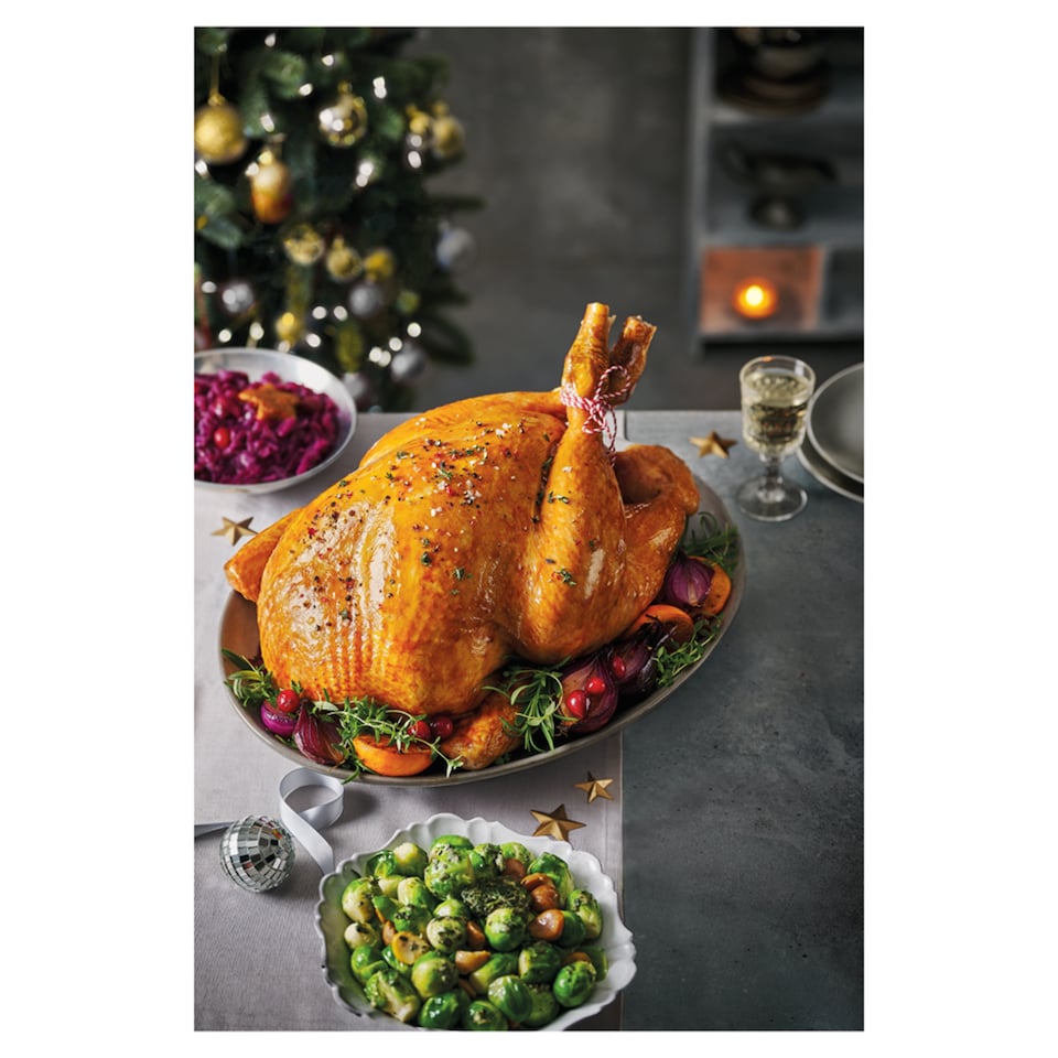 image 1 of 17. Tesco Finest Free Range Organic Bronze Whole Turkey 3kg-7kg (Serves 7-17)
