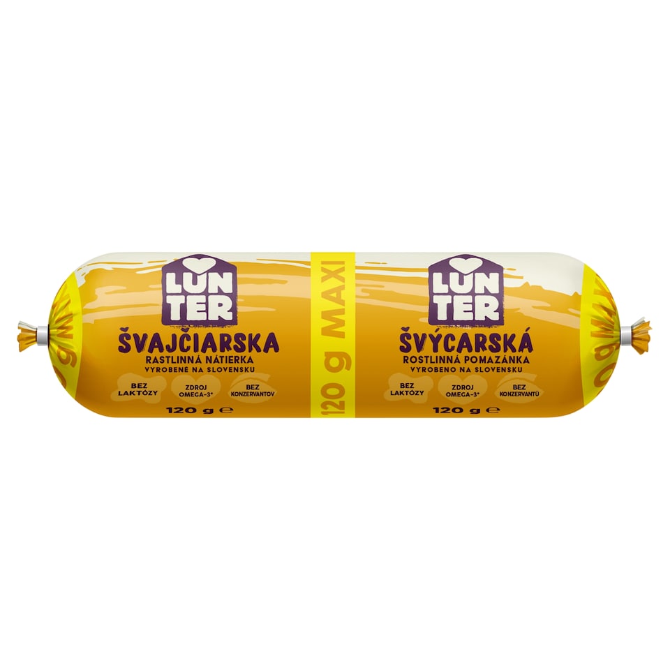 LUNTER Švajčiarska nátierka MAXI 120 g