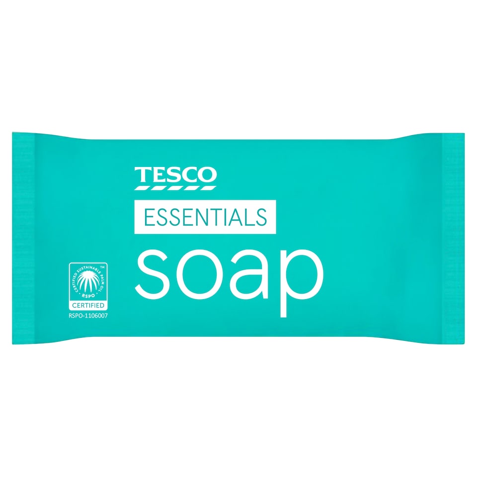 Tesco Essentials Soap 125G