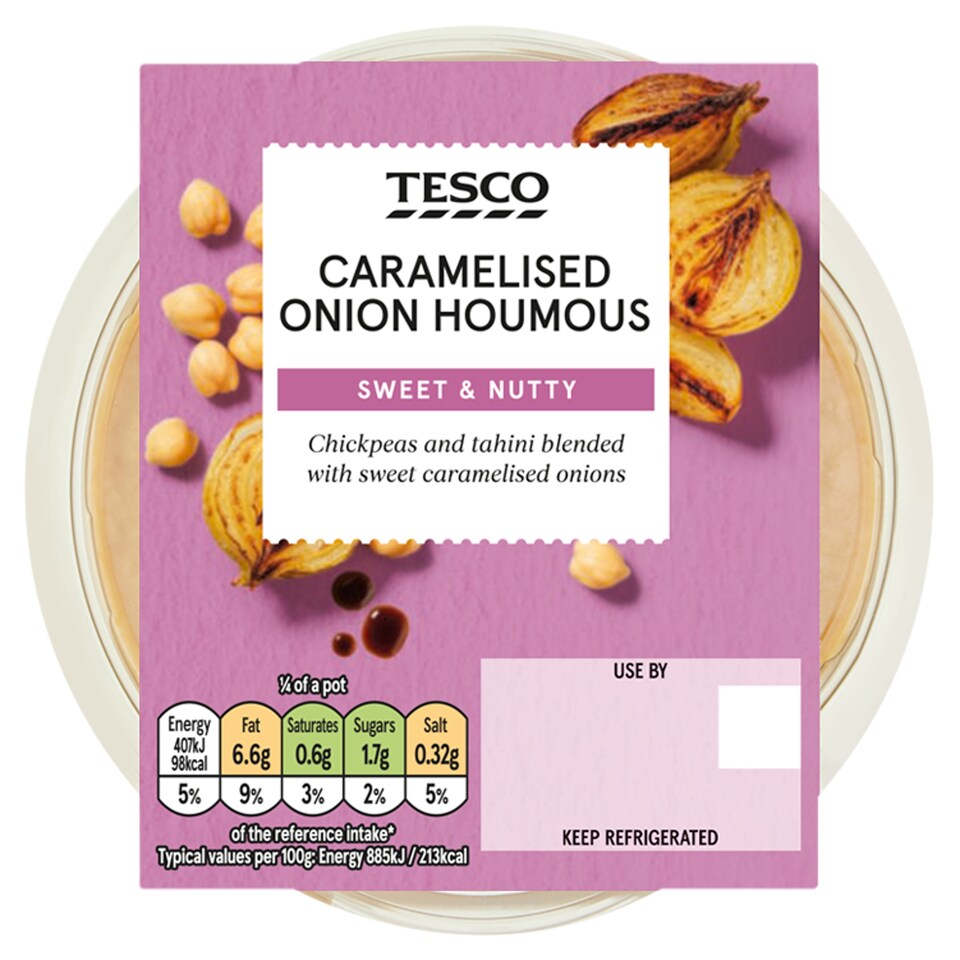 Tesco Caramelised Onion Houmous 182g