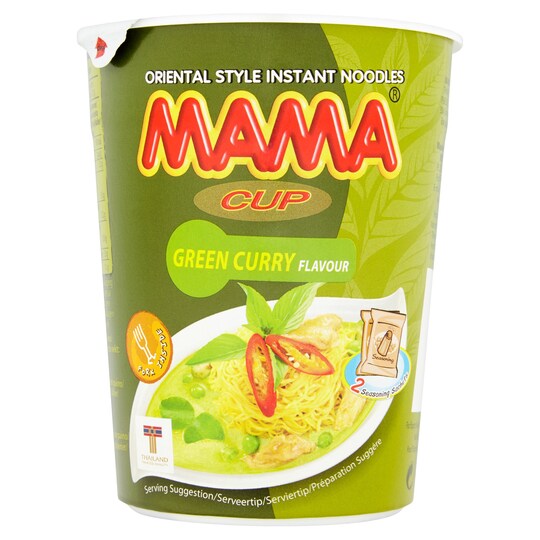MAMA CUP NOODLES GREEN CURRY 70G Tesco Groceries