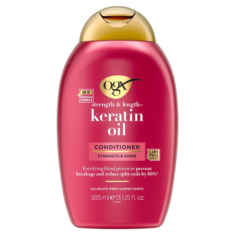 image 1 of OGX Anti-Breakage Keratin Conditioner for Dry Hair 385ml