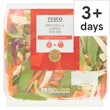 Tesco Broccoli & Carrot Stir Fry 340g