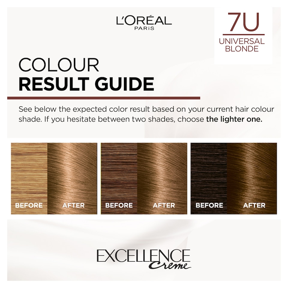 image 1 of L'Oreal Paris Excellence Universal Nudes 7U Blonde Permanent Hair Dye