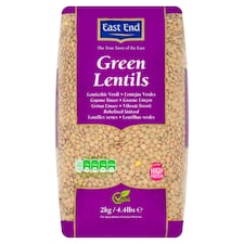 East End Green Lentils 2Kg