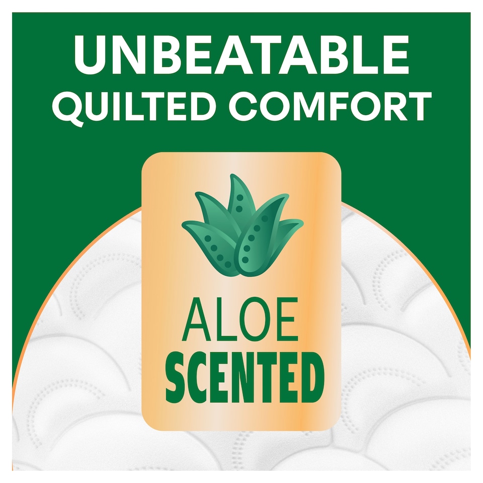 image 1 of Andrex Ultimate Quilts Aloe Scented Toilet Tissue 9 Standard Rolls