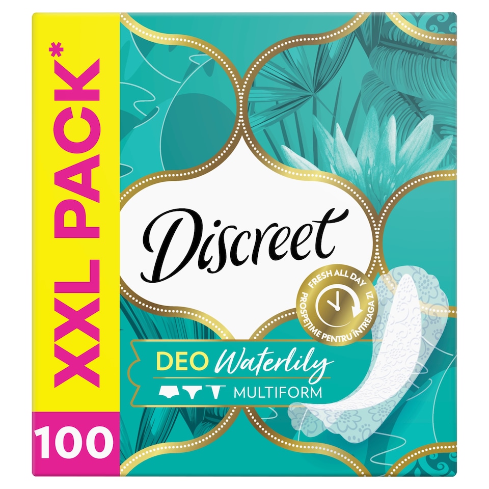 obrázok 1 z Intímky Discreet Priedušný materiál Multiform Waterlilly x100