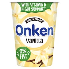 Onken Fat Free Vanilla Yogurt 450G