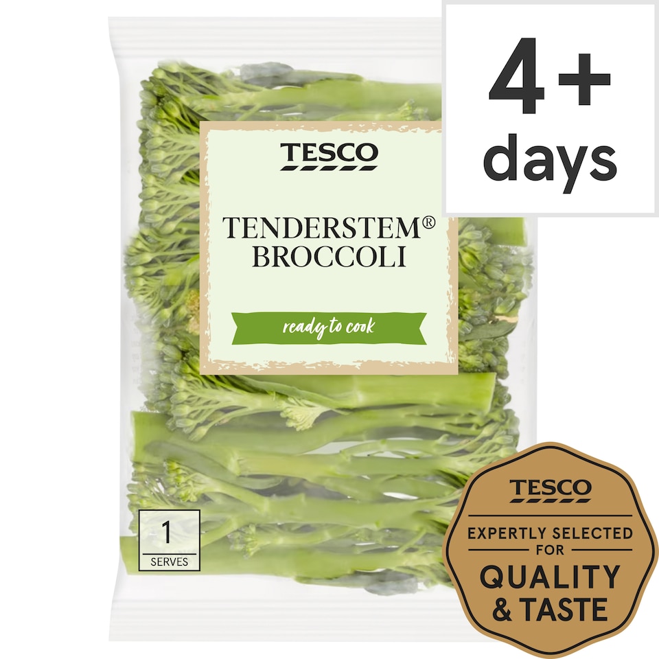 image 1 of Tesco Trimmed Tenderstem Broccoli 80G