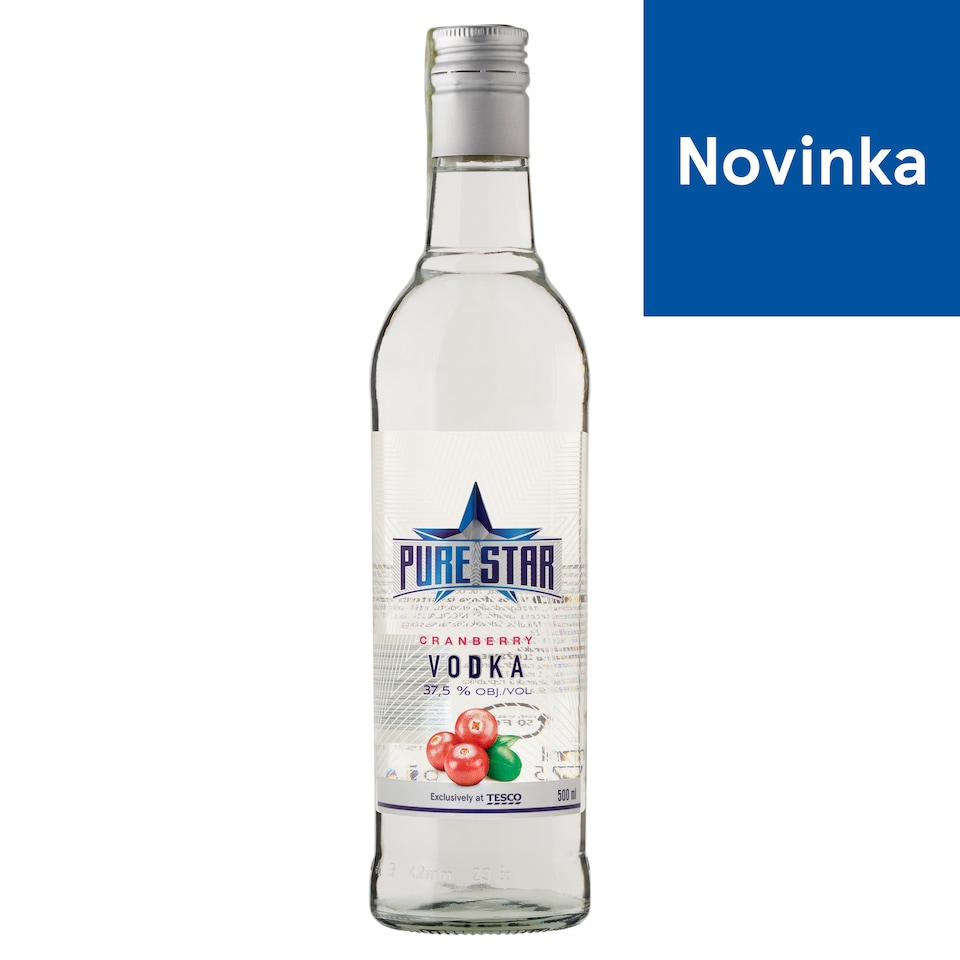 Pure Star Aromatizovaná vodka s brusnicovou príchuťou 500 ml