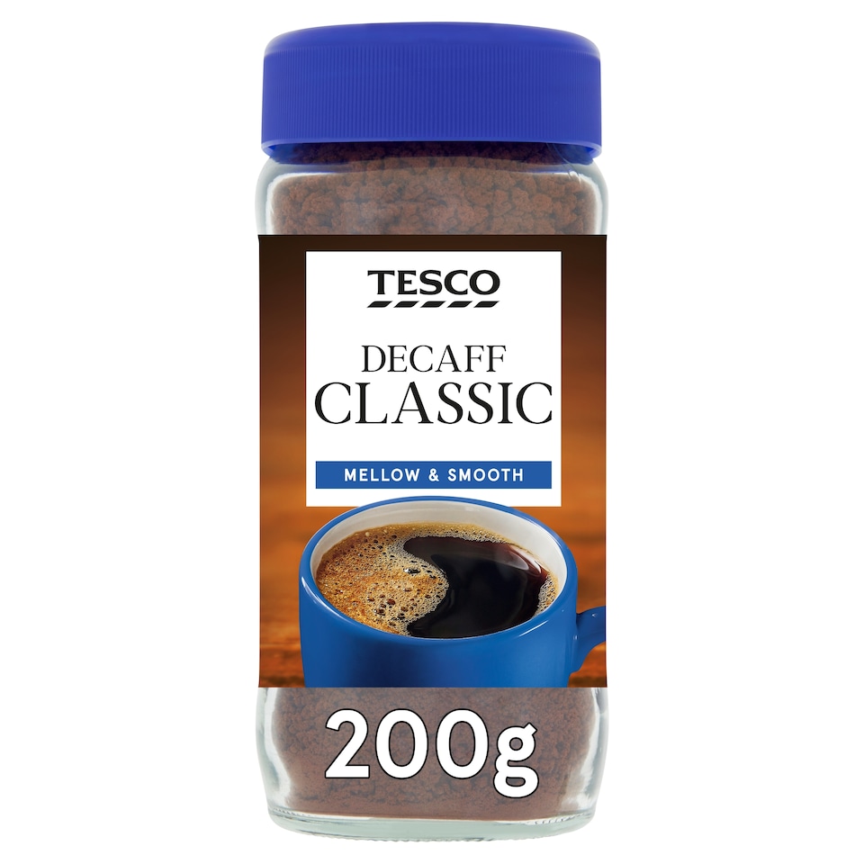 Tesco Decaffeinated Classic Coffee 200g