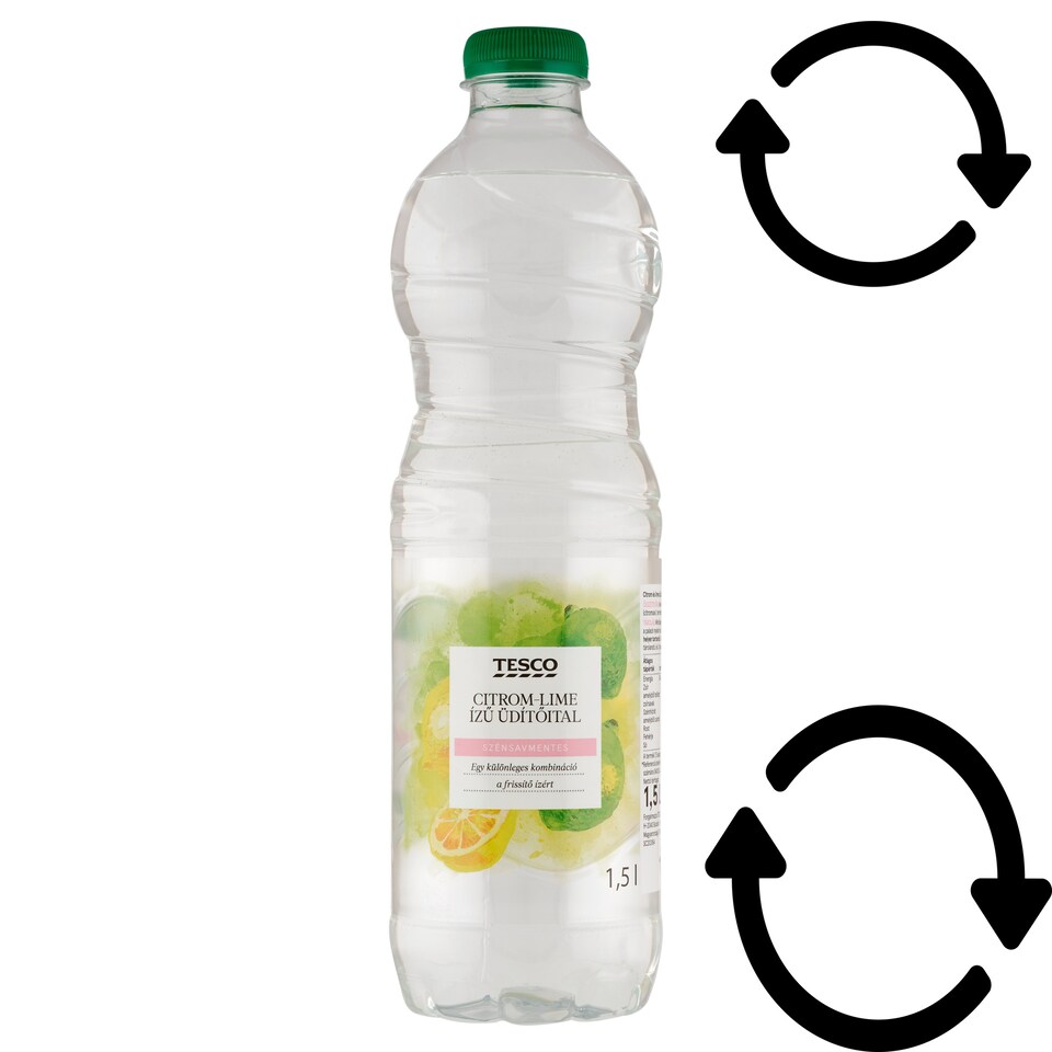 Tesco Non-Carbonated Lemon-Lime Flavoured Soft Drink 1,5 l