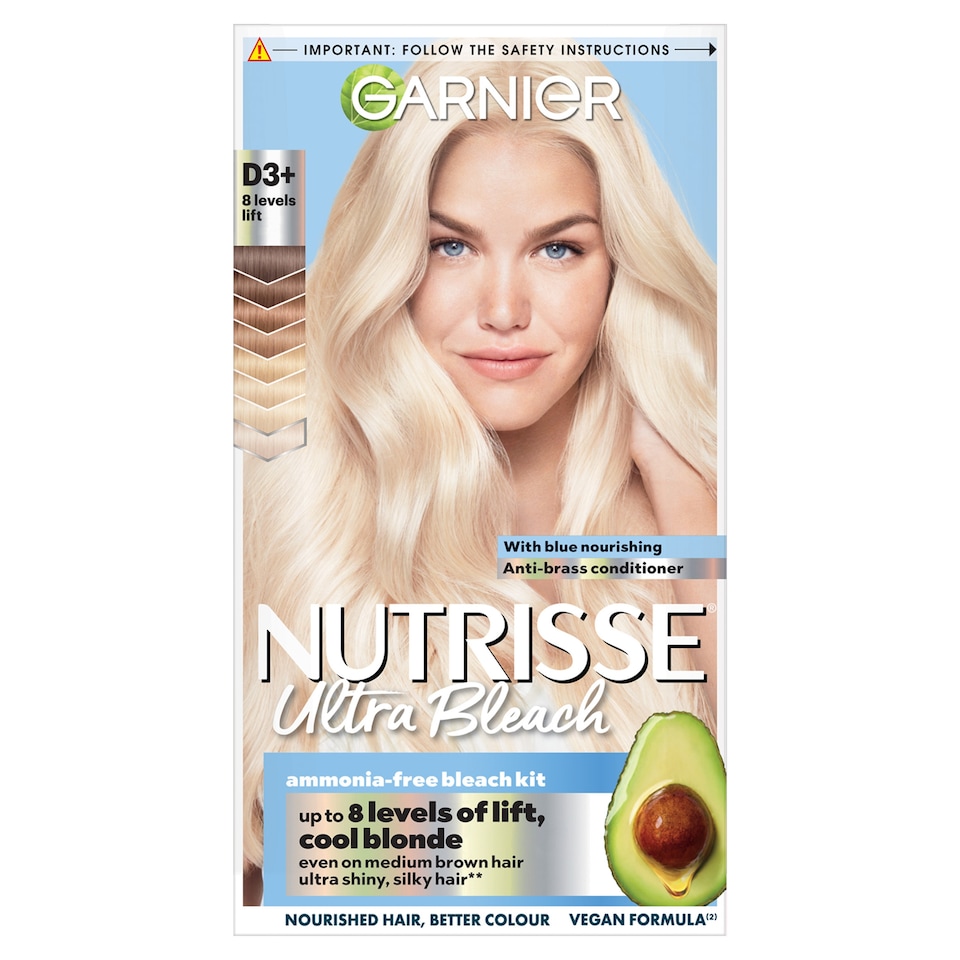 image 1 of Garnier Nutrisse Bleach Maximum Lightener D+++ Permanent Hair Dye