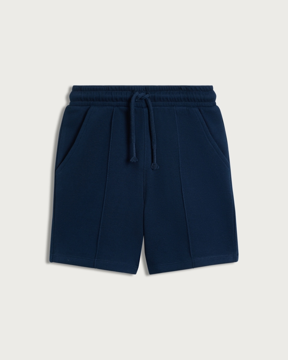 F&F Boys Cotton Rich Drawstring Shorts in Navy