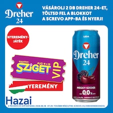 Dreher 24 Sour Cherry Mixture of Non-Alcoholic Light Beer and Cherry-Blackberry-Flavore 0,0% 0,5 l