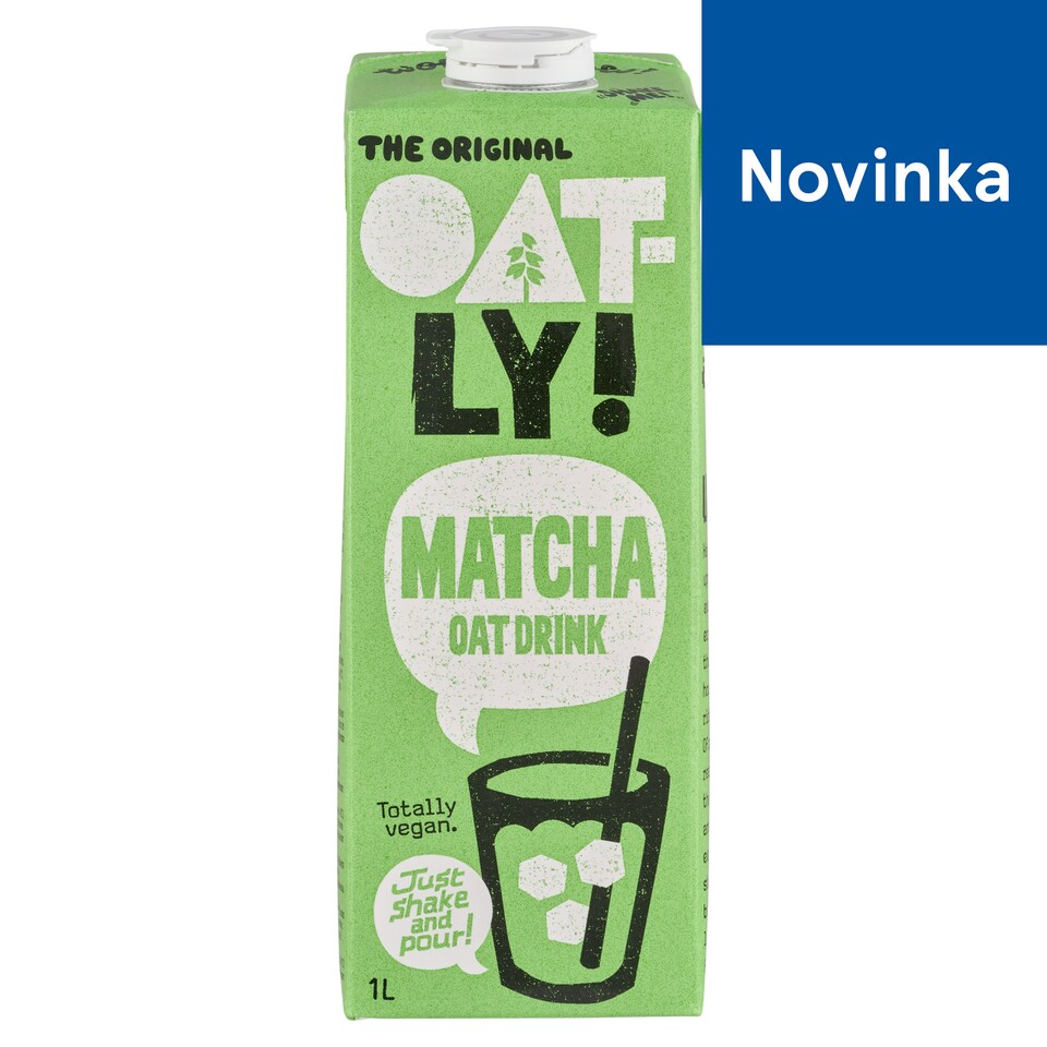 obrázok 1 z Oatly! Matcha ovsený nápoj s matcha zeleným čajom 1 l