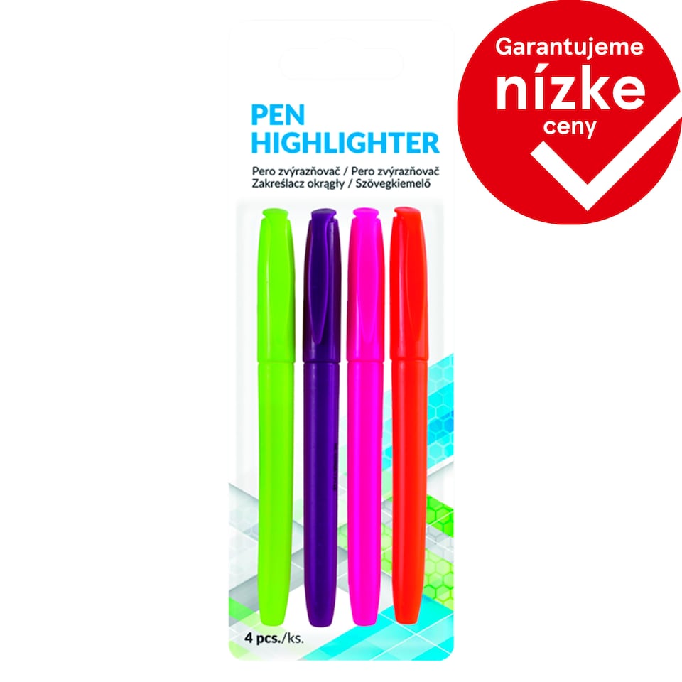 Highlighter Pen 4 pcs