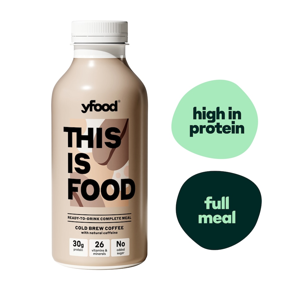 image 1 of yfood Ready to Drink Complete Meal Cold Brew Coffee 500ml