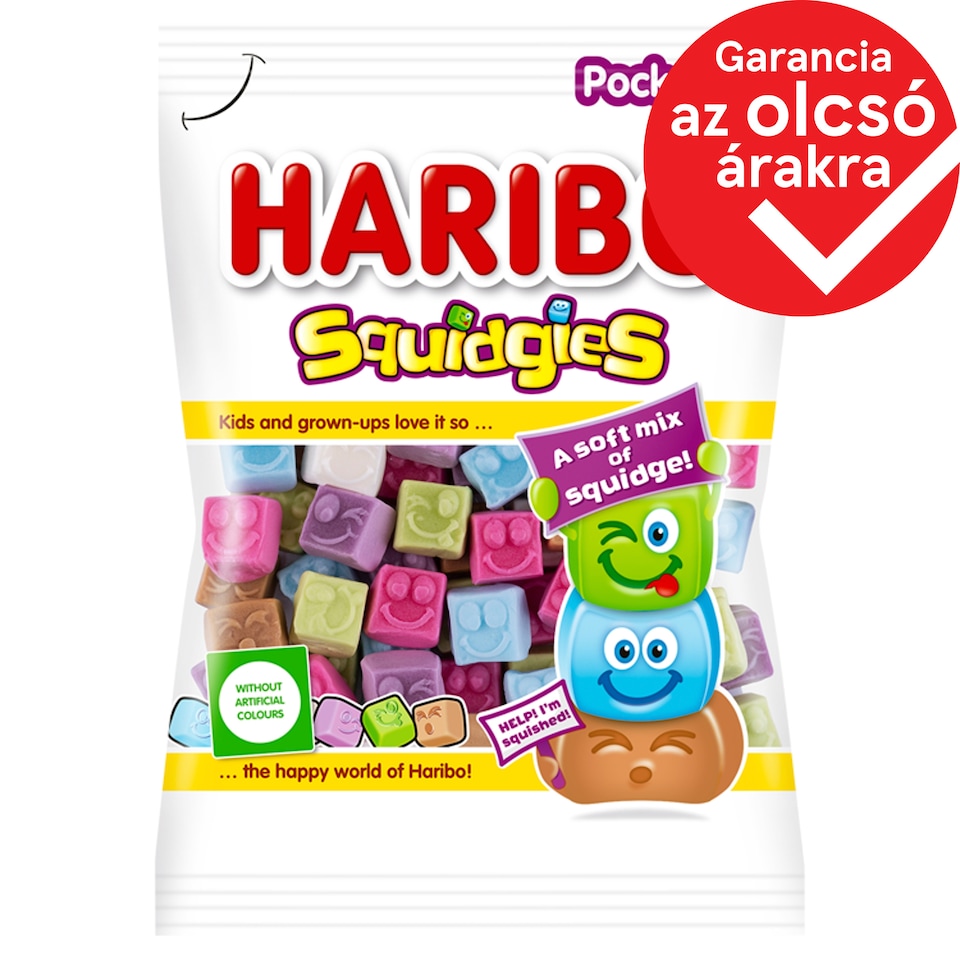 Haribo Squidgies Mousse Gums with Fruit and Cola Flavour 80 g