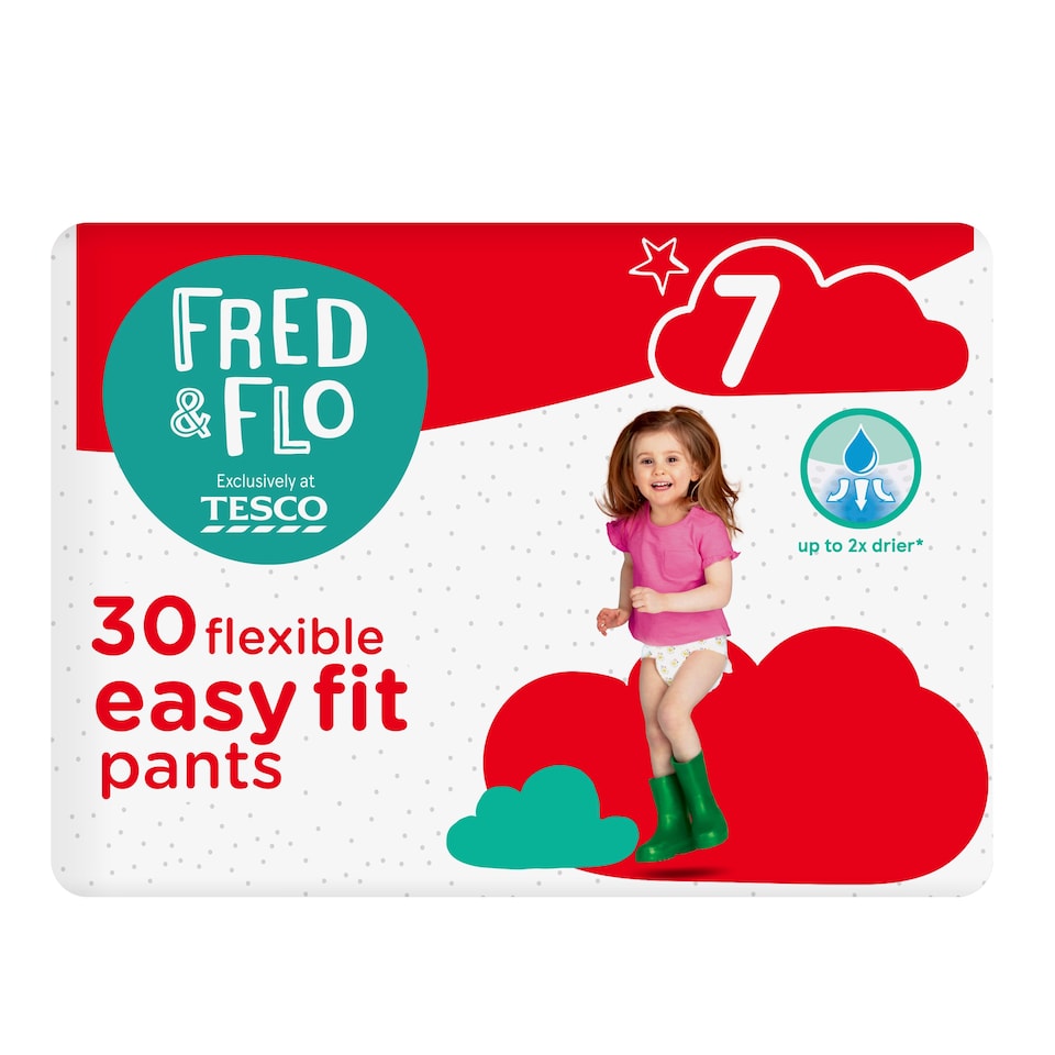 image 1 of Fred & Flo Easy Fit Pants Size 7 30 Pack
