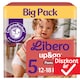 Libero Up&Go Big Pack bugyipelenka, méret: 5, 12-18 kg, 38 db  1. kép