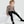 Black, F&F Girls Heart Patch Fleece Lined Leggings in Black