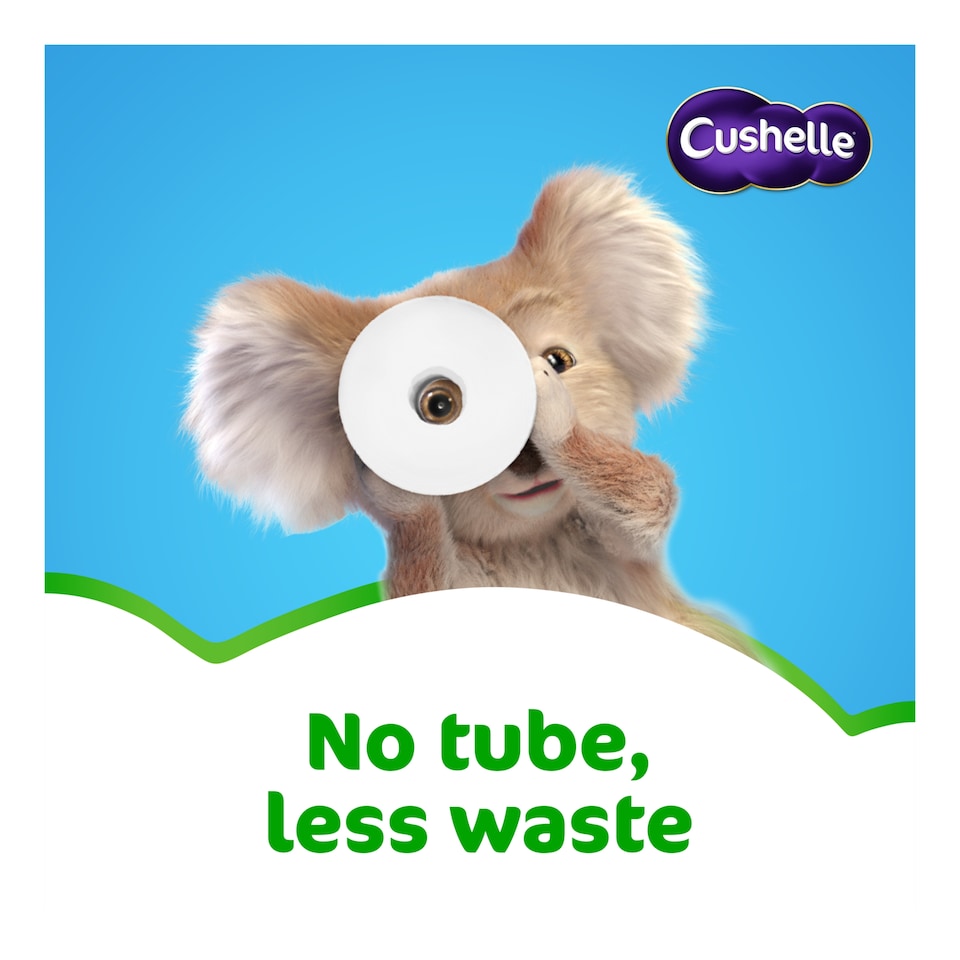 image 1 of Cushelle Tubeless Seriously Clean Toilet Roll 50% More Sheets 6 Rolls