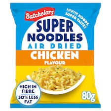 Batchelors Super Noodles Air Dried Low Fat Chicken Instant Noodles 80g