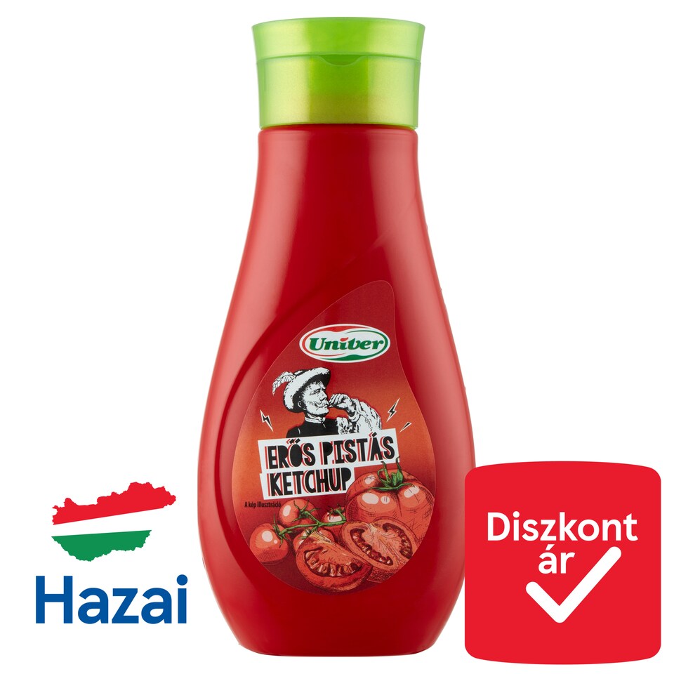 Univer Erős Pistás ketchup 470 g