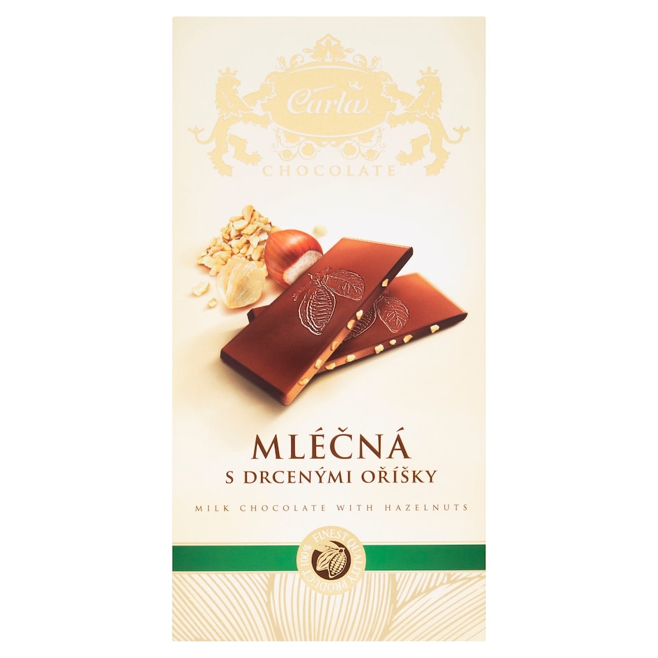 Carla Milk Chocolate with Hazelnuts 80g