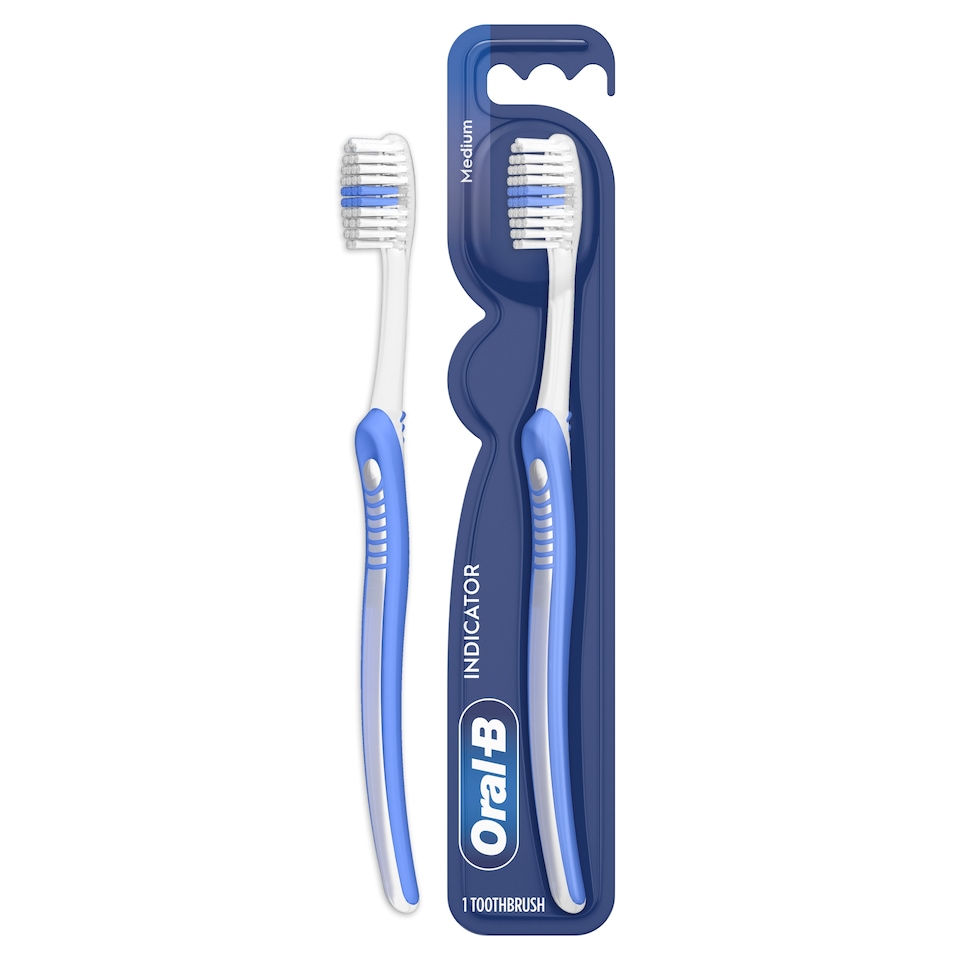 image 1 of Oral-B Indicator Medium Toothbrush