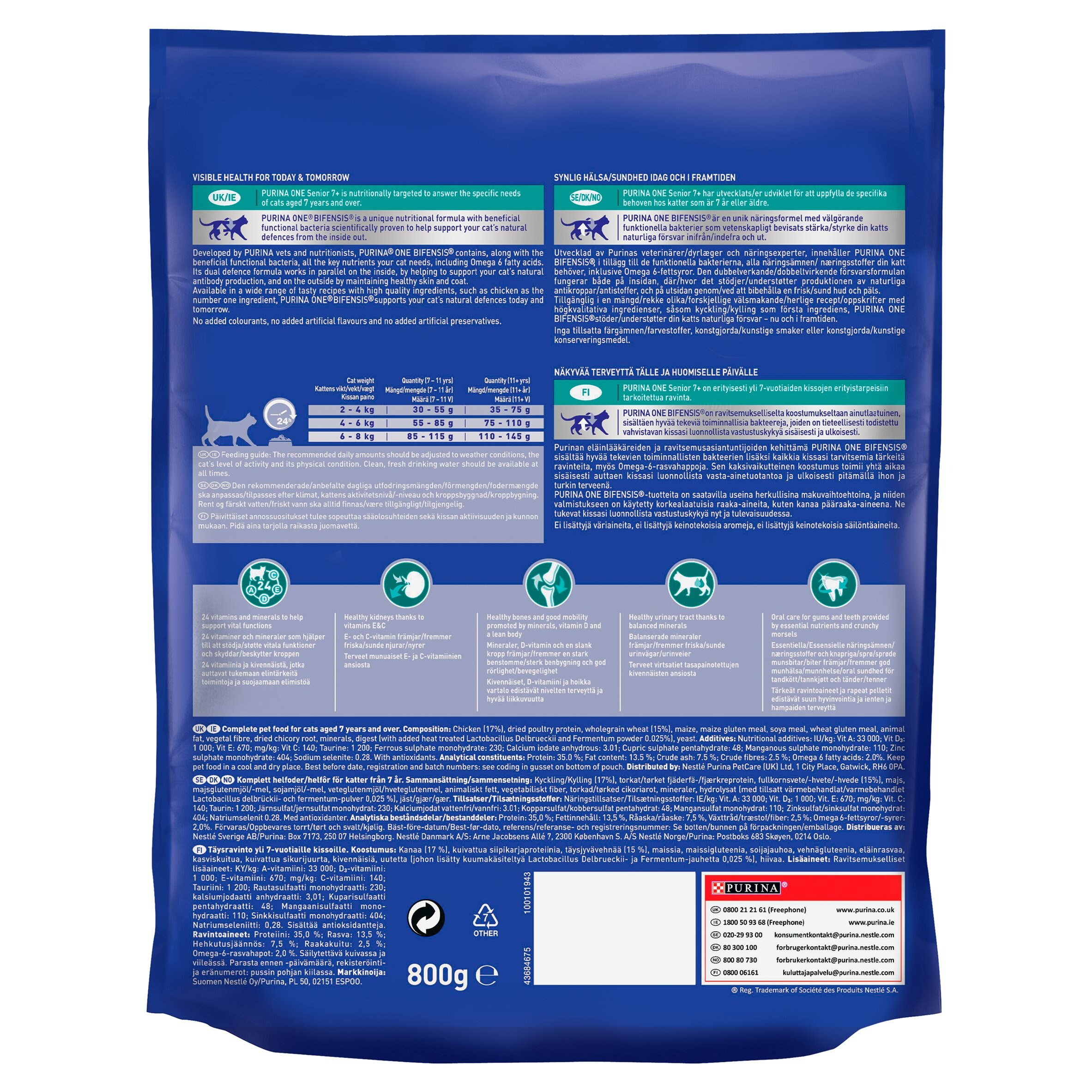 tesco purina one cat food