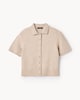 image 5 of F&F Knitted Short Sleeved Cardigan in Neutral