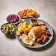 image 1 of 35. Tesco Finest Slow Cooked Turkey with all the Trimmings 3.48kg (Serves 4)