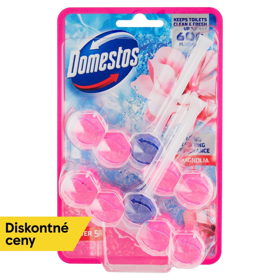 obrázok 1 z Domestos Power 5 Magnolia WC blok 2 x 50 g
