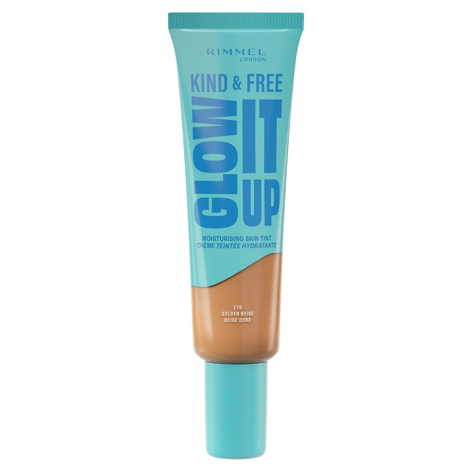 Rimmel Kind & Free Glow It Up Skin Tint 210 Golden Beige 30ml
