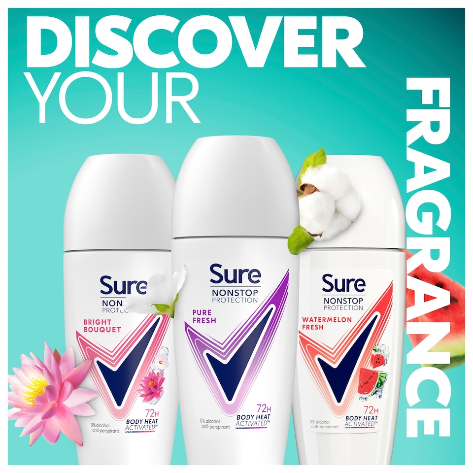 image 1 of Sure Nonstop Protection Pure Fresh A/Pspirnt 50Ml