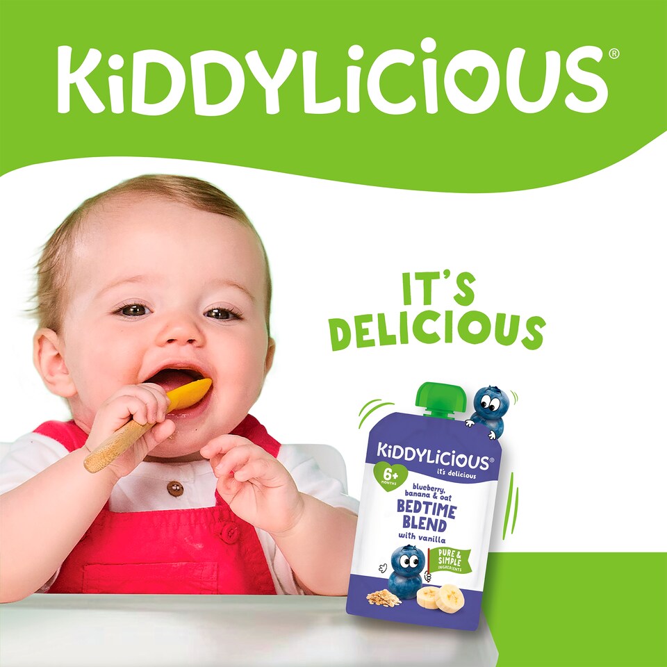 image 1 of Kiddylicious Mango, Banana, Apple & Yoghurt Pouch 100g