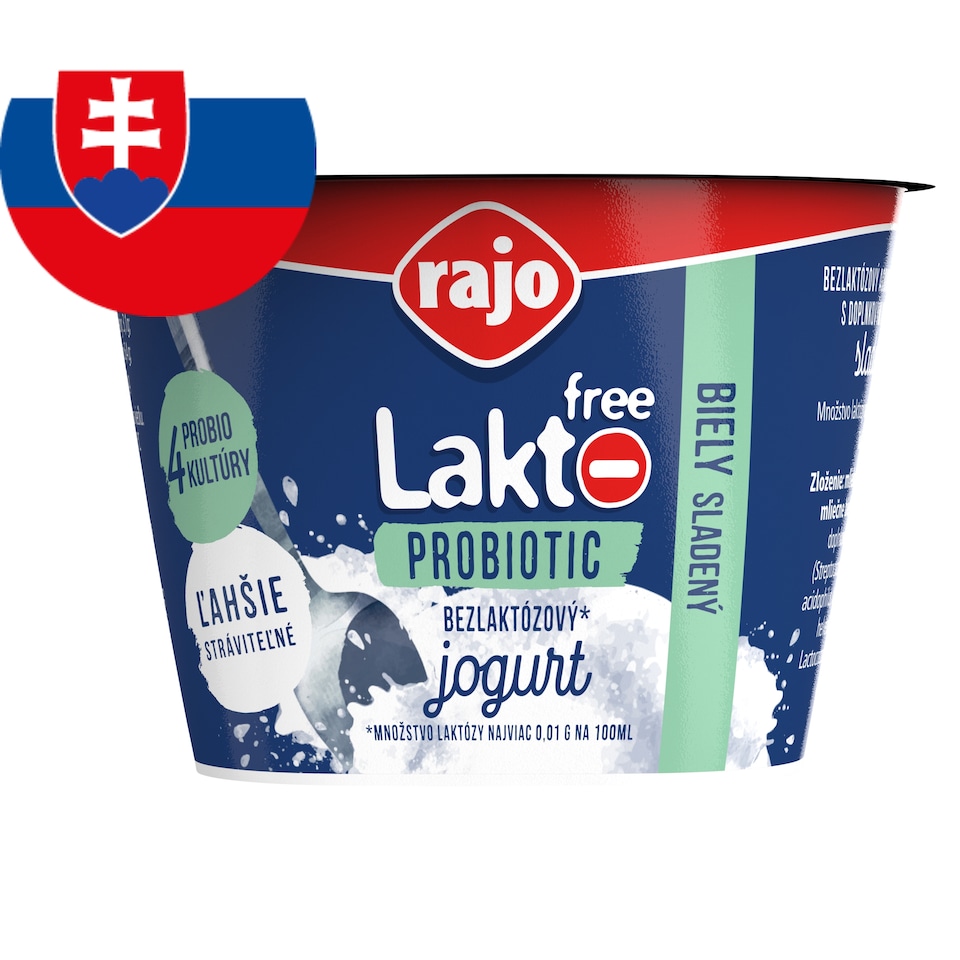 Rajo Lakto Free Probiotic White Sweetened Yogurt 150 g