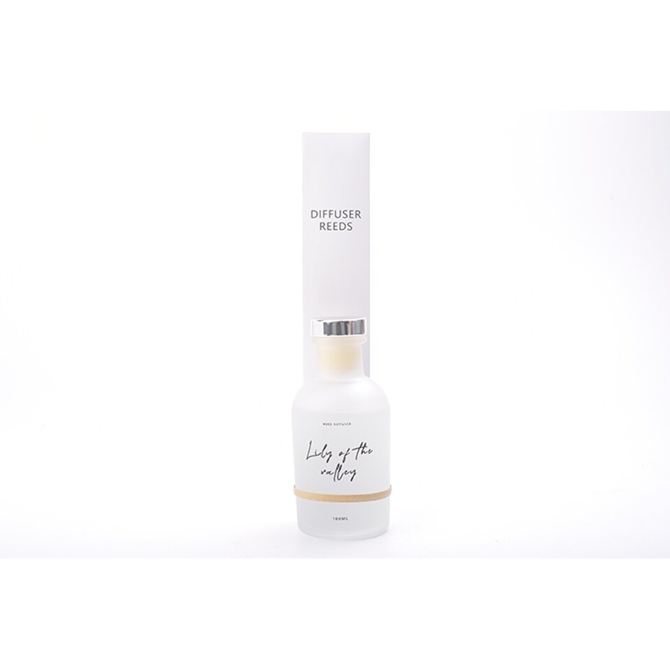 Tesco Monochrome Lily Of The Valley Reed Diffuser 100Ml Tesco Groceries