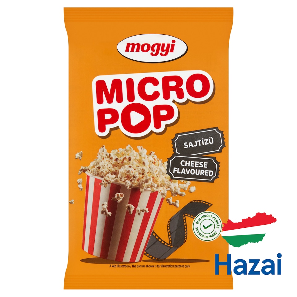 Mogyi Micro Pop sajtízű, mikrohullámú sütőben elkészíthető pattogatni való kukorica 100 g